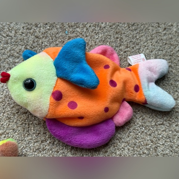 Lips The Fish Ty Beanie Baby Rare Look Retired W/ Errors - Picture 2 of 7